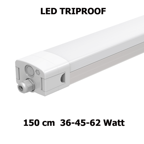 LED TRI-PROOF | LYNN | 36-45-53-62W - 8024-triproof  32-45-62w 150cm