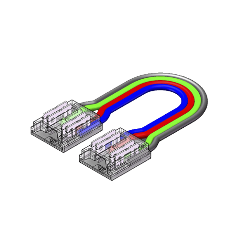LEDSTRIP CONNECTOR | 15CM | COB | IP20 | RGB | 10MM - 7085-cob-10m strip to strip