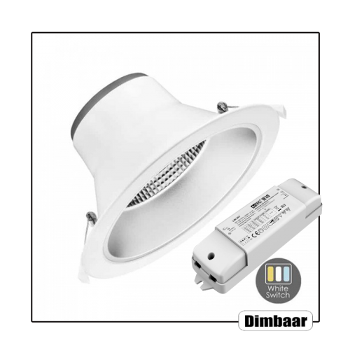 LED-DOWNLIGHT 15 WATT-REFLECTOR 145MM DIMBAAR - 3050-downlight 15w dimbaar